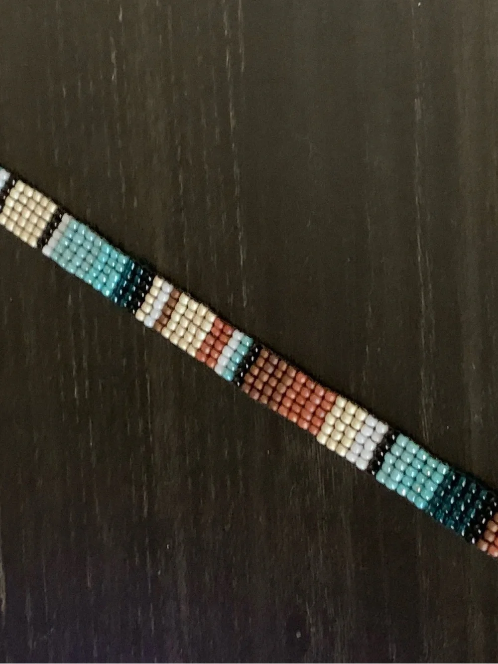 Handmade Blanket Seed Bead Bracelets - 2 colors - Picture 5 of 8